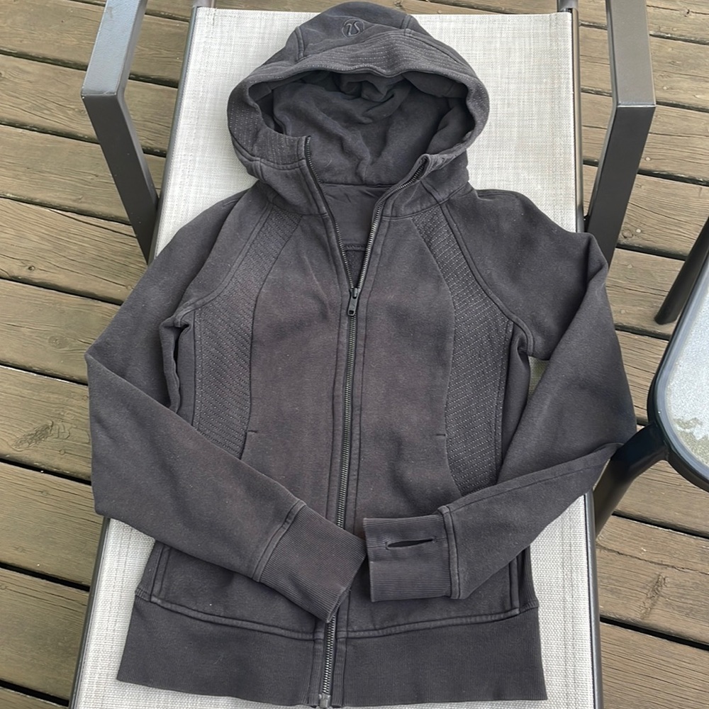 Lululemon Black Scuba Hoodie Zip Up